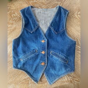 Wrangler Blue Denim Vest